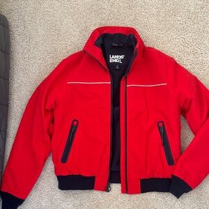 Land’s End vintage red Squall Jacket
